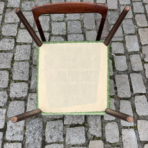 Set: 2x Stuhl grün Palisander