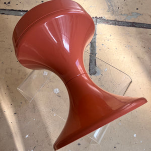 Tulpenfuß Hocker rosé