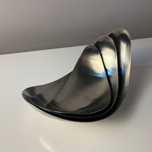 Set: Servierschalen Leaf von Helle Damkjær für Georg Jensen