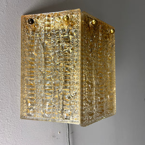 Wandlampe von Orrefors aus Schweden