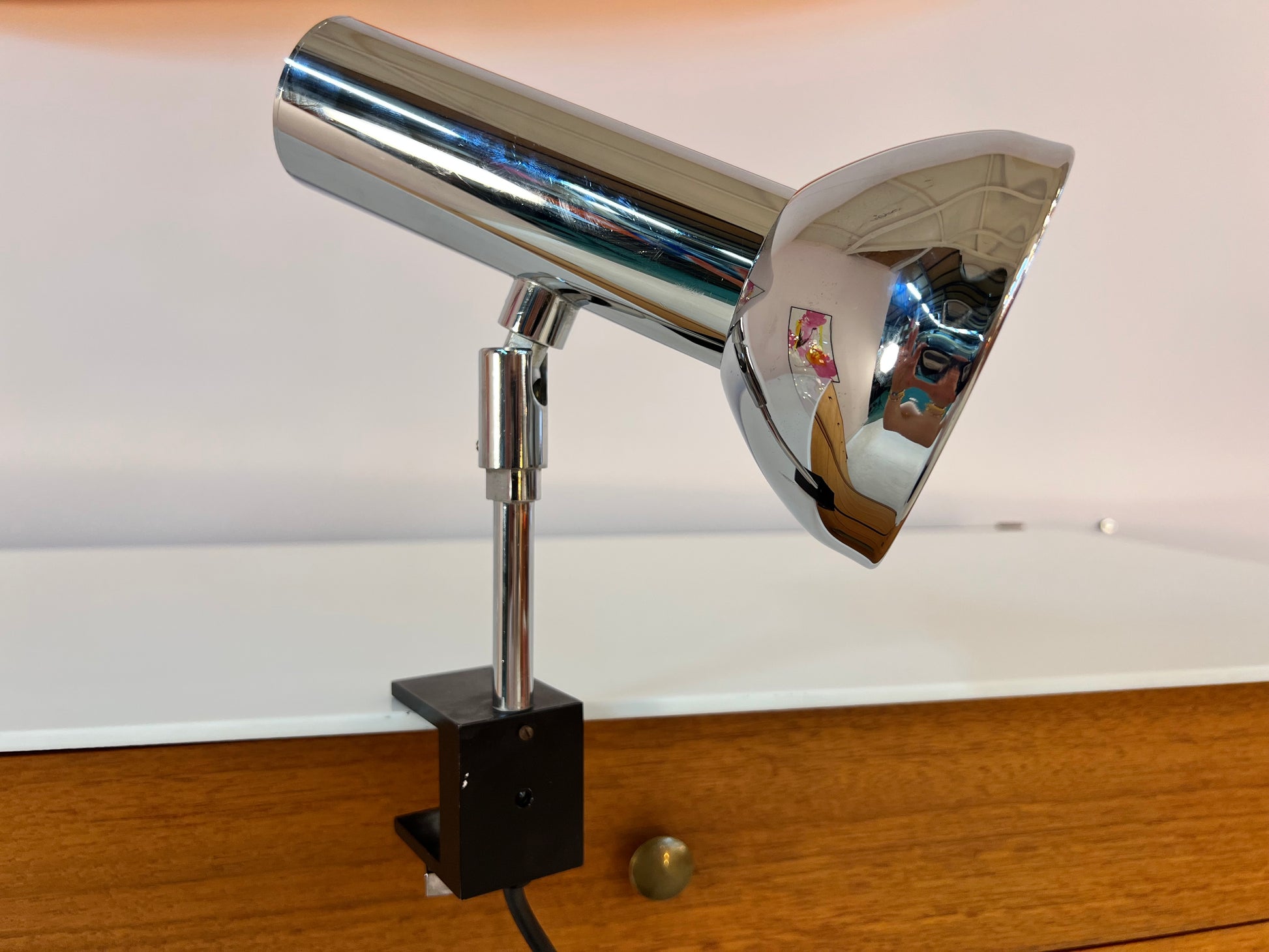 Klemmlampe Chrom von Cosack