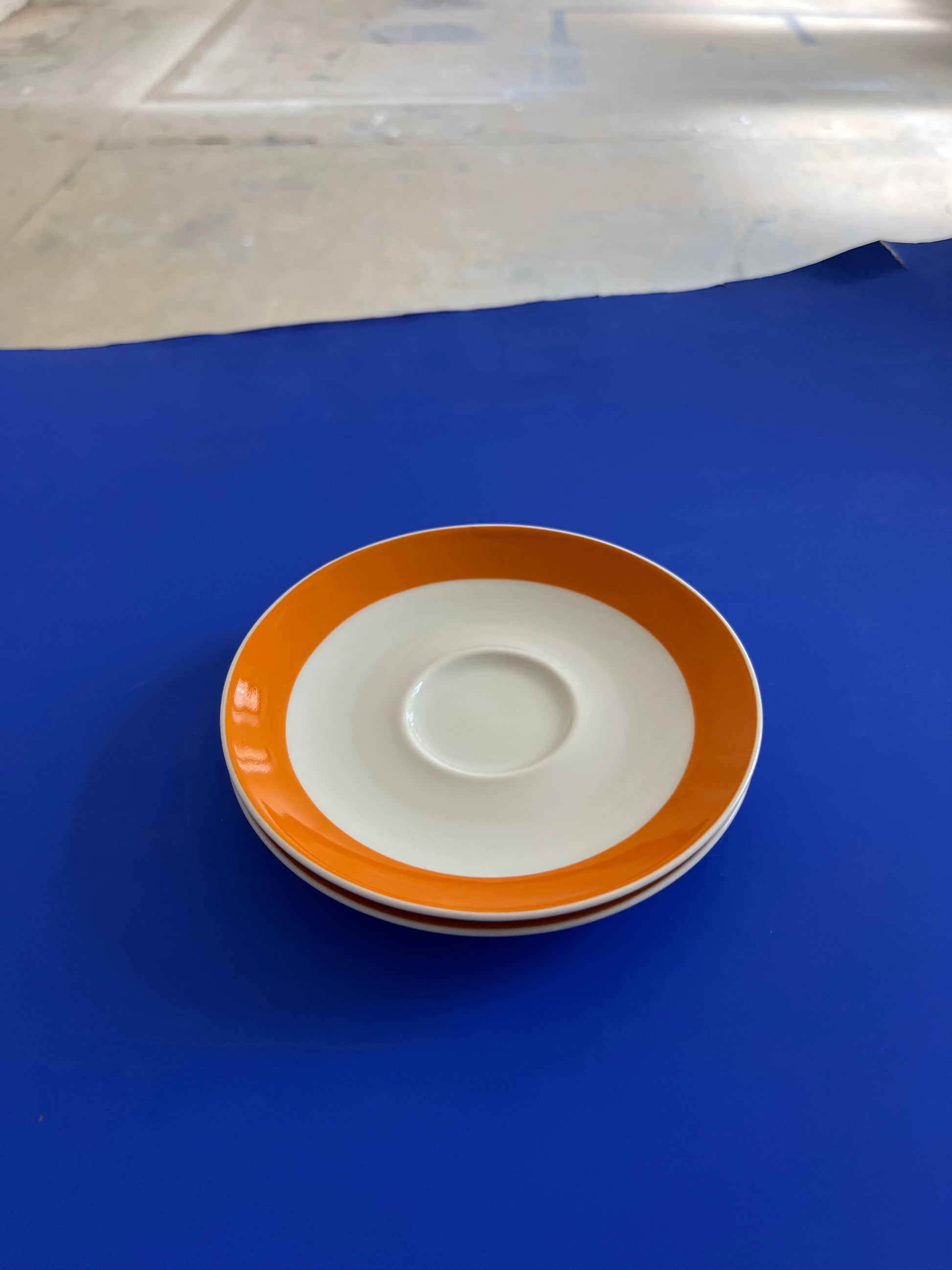 Porzellanservice orange braun von Eschenbach Bavaria