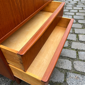 Kommodenschrank Teak mit Schloss aus Dänemark
