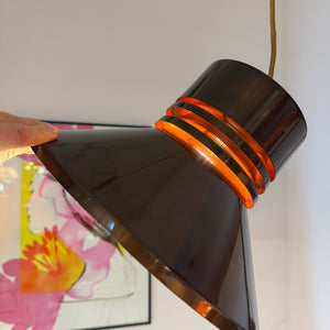 Hängelampe braun orange von Carl Thore