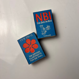 Set: Vintage Streichhölzer VEB Zündholzwerk Coswig  DDR