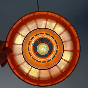 Hängelampen Minisol orange von K. Kewo für Nordisk Solar