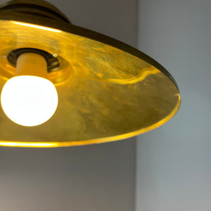 Hängelampe Messing aus Dänemark