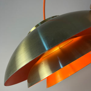 Lamellenlampe gold orange aus Dänemark