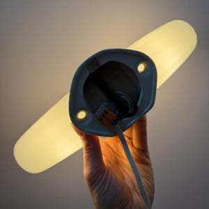 Wandlampe Modell 6068 weiß von Wilhelm Wagenfeld für Lindner