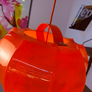 Hängelampe orange mit orangem Kabel von Ilka Plast