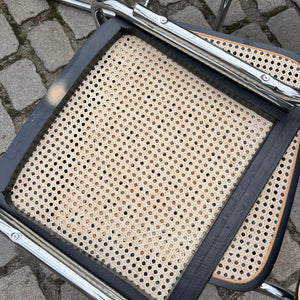 Set: 4x Freischwinger Wiener Geflecht