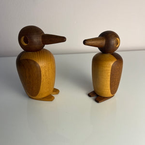 Set: kleiner & großer Pinguin Massivholz aus Dänemark