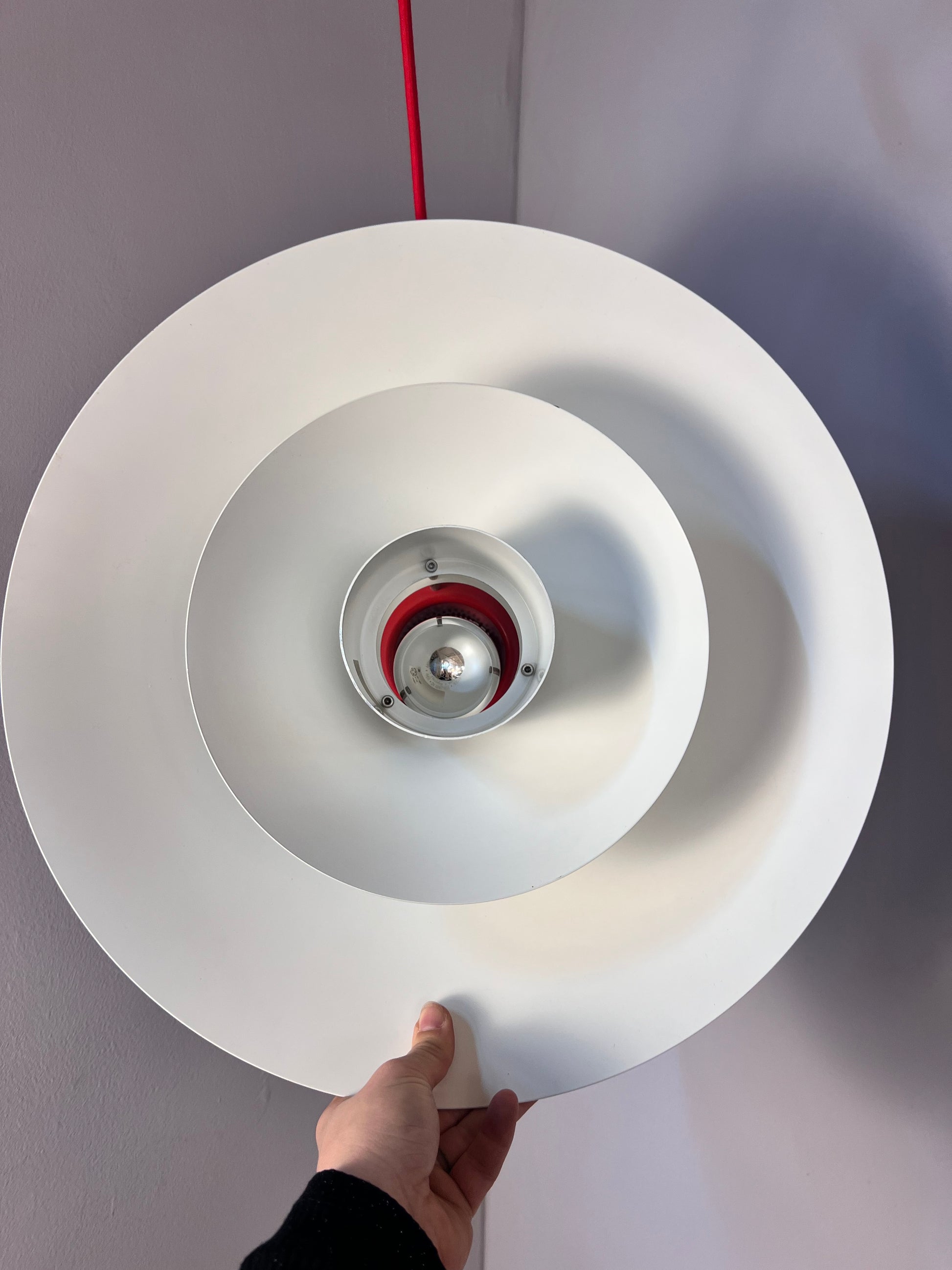 Lamellenlampe Trapez von Christian Hvidt für Nordisk Solar