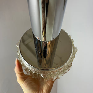 Pendelleuchte Modell P105 Klarglas Chrom von STAFF