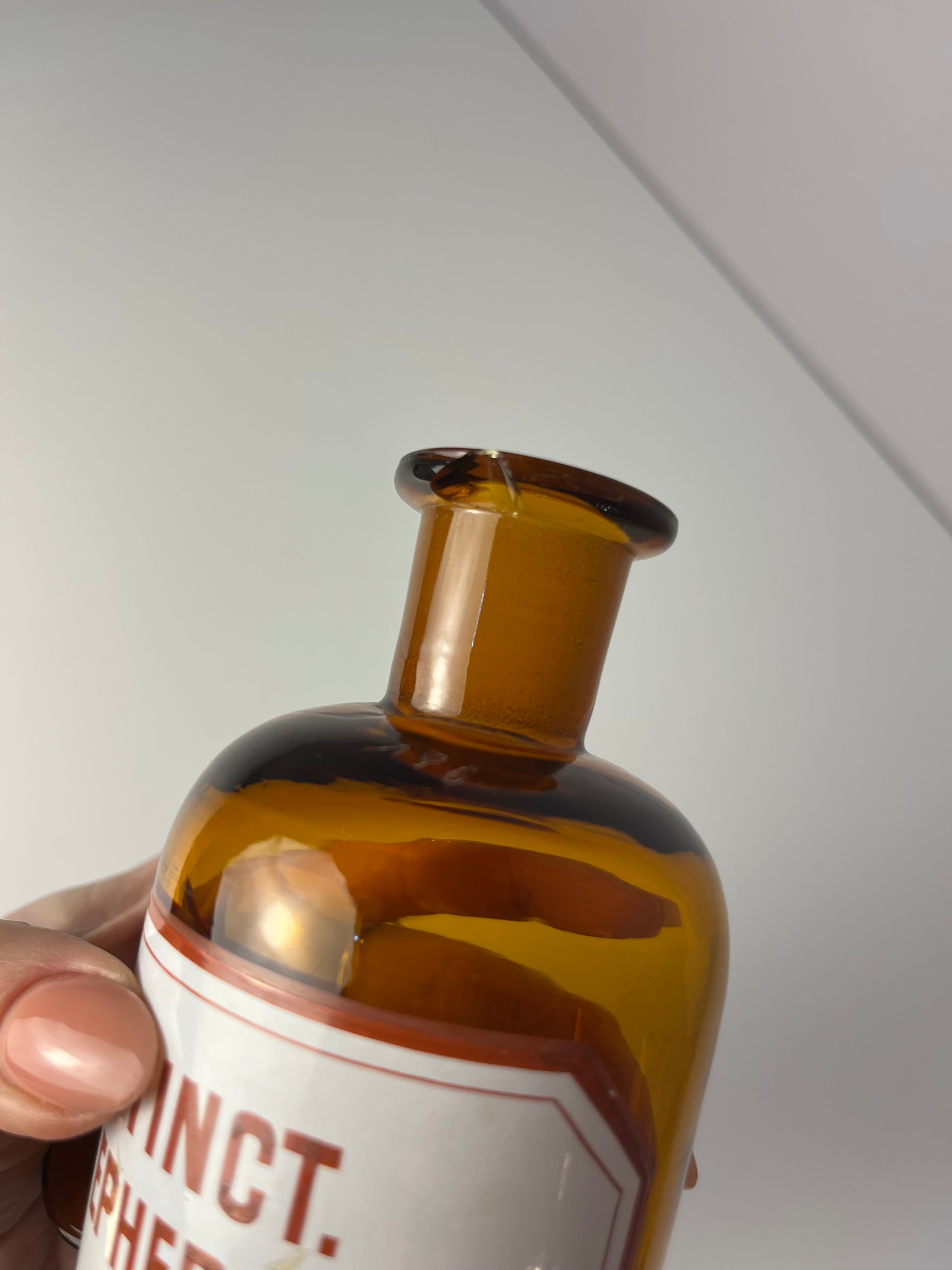 Apothekerglas Tinct. Ephedrae braun