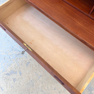 Sekretär Teak mit Spiegel aus Dänemark