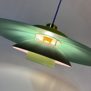 Lamellenlampe neu lackiert, Dänemark