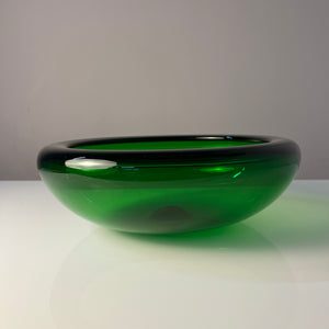 Schale 17792 grün Glas von Per Lütken für Holmegaard