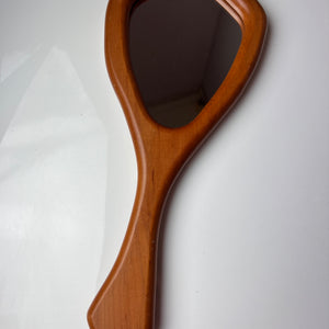 Handspiegel Buche 70er