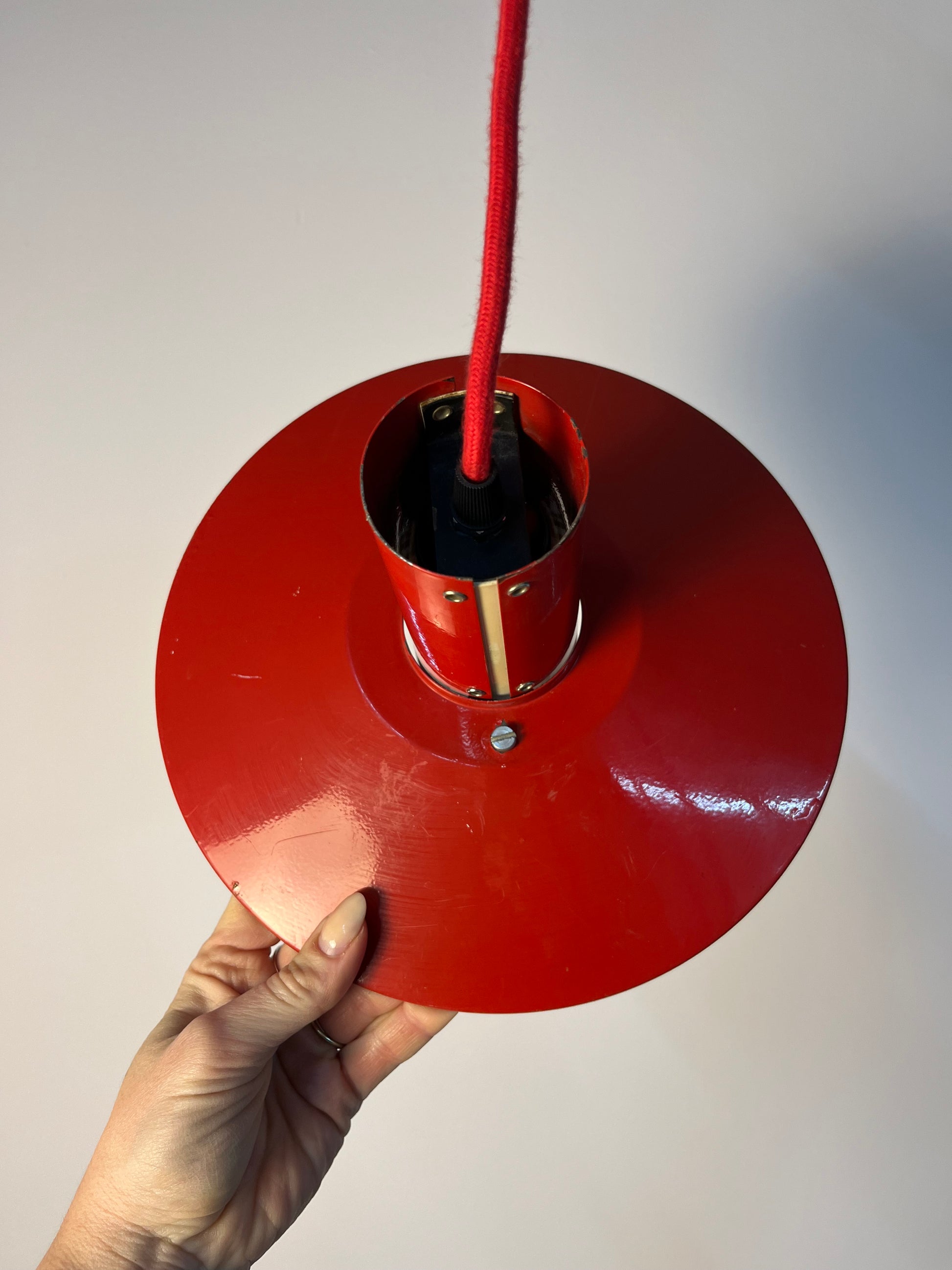Lamellenlampe Flipper rot von Mogens Davidsen für von SC Sørensen