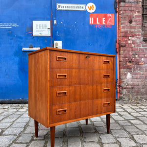 Kommode Teak mit Schloss aus Dänemark