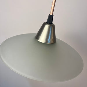 Hängelampe Milchglas aus Dänemark