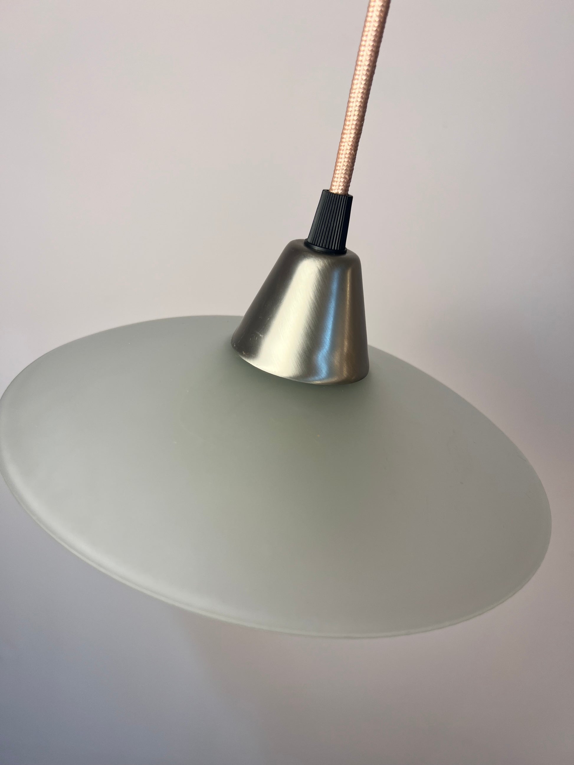 Hängelampe Milchglas aus Dänemark