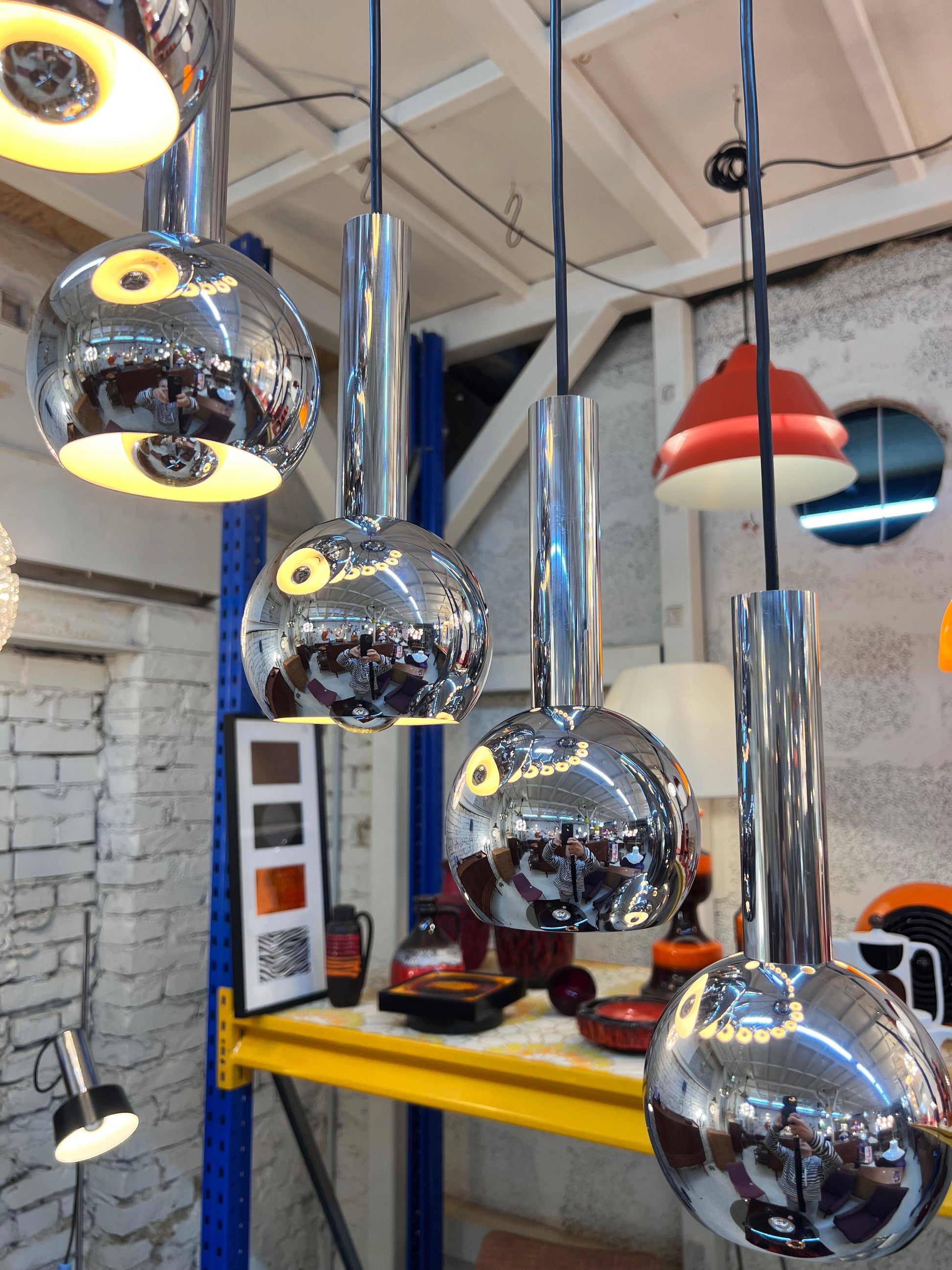 Kaskadenlampe 10-flammig Chrom von STAFF