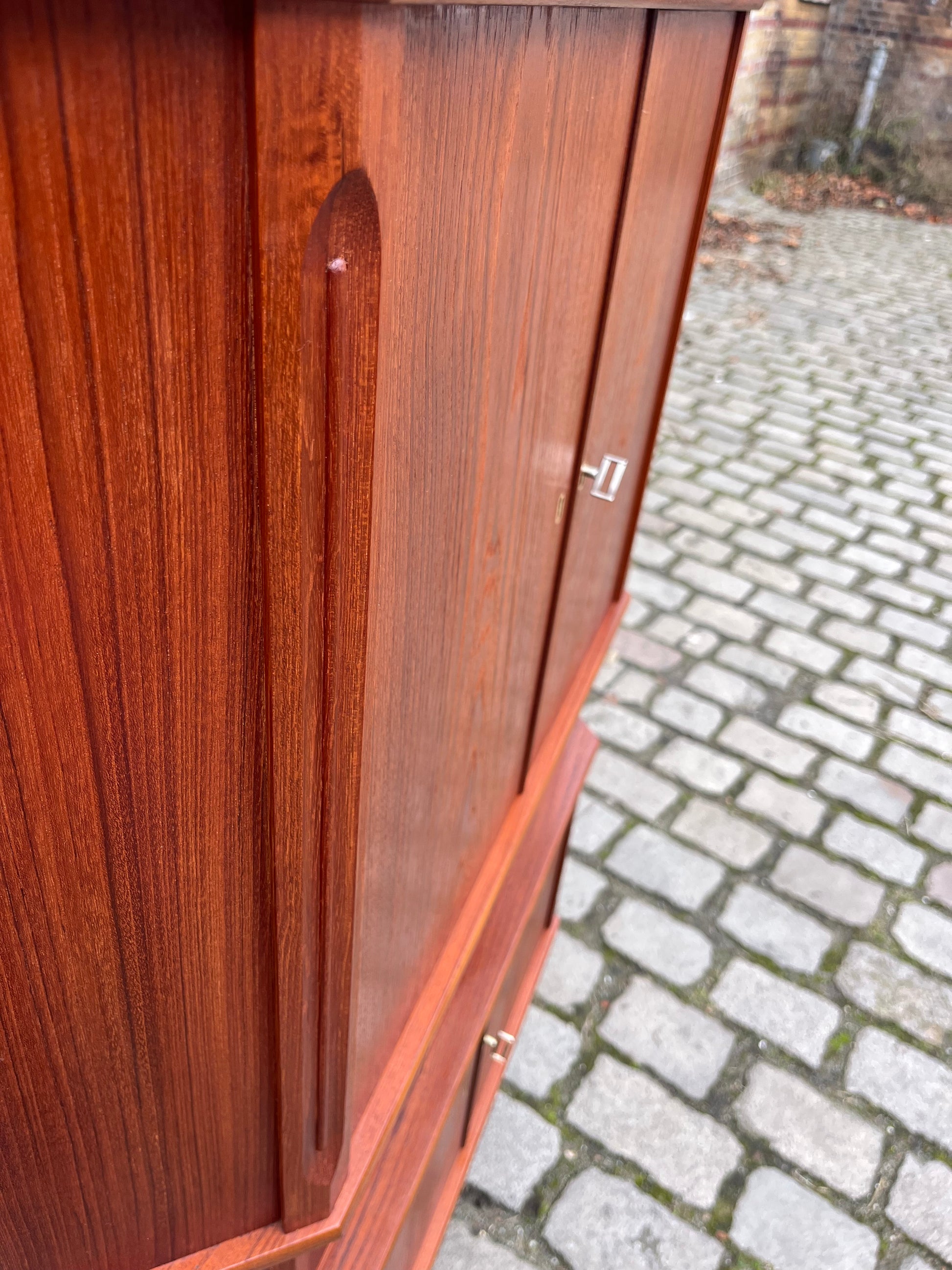 Eckschrank Teak von Aulum Møbelfabrik