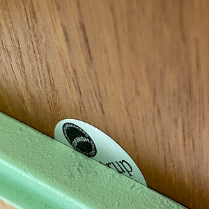 Ovaler Esstisch Teak mit neuem Tischgestell Glostrup