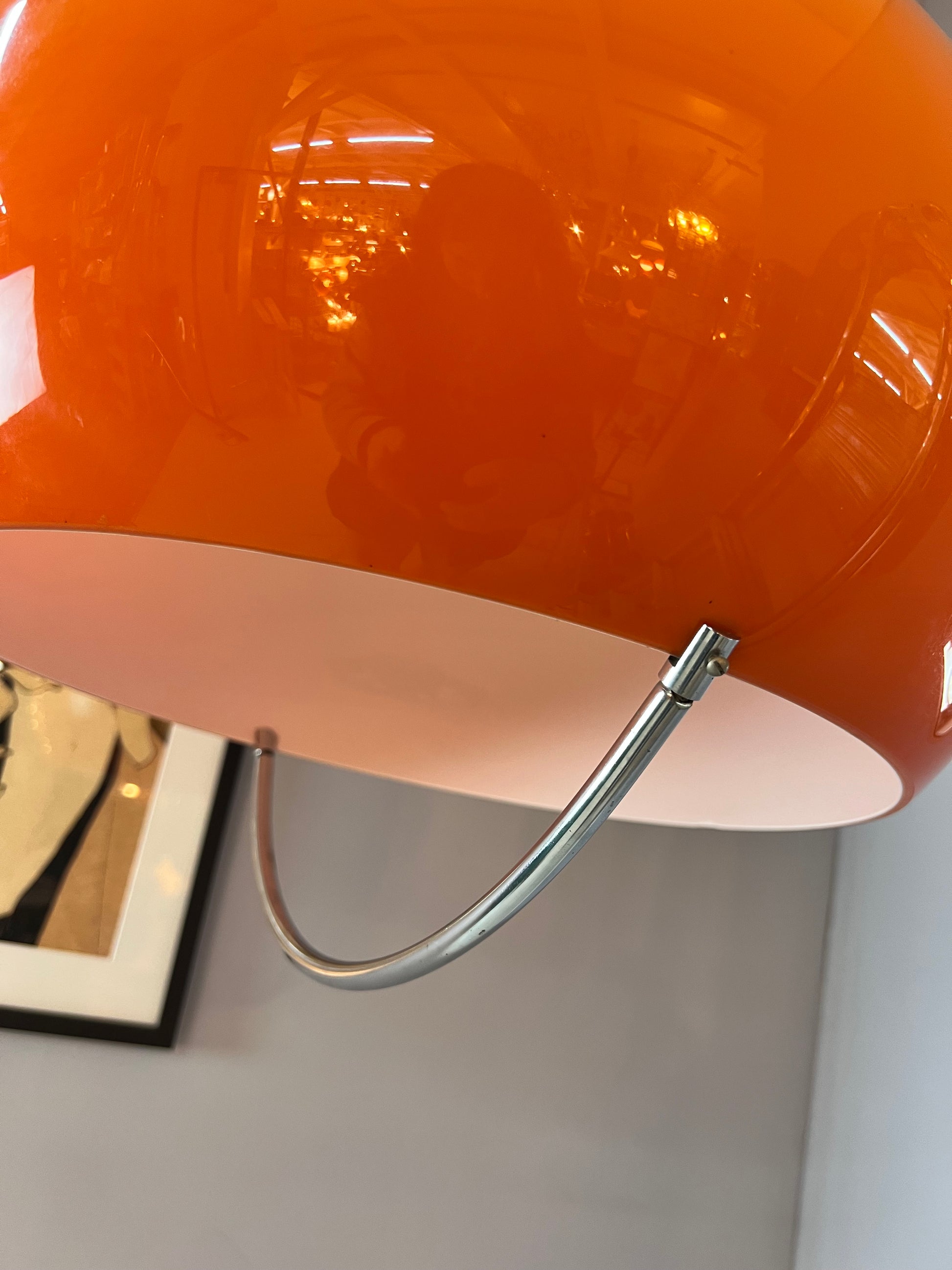 Hängelampe orange Kunststoff von Guzzini