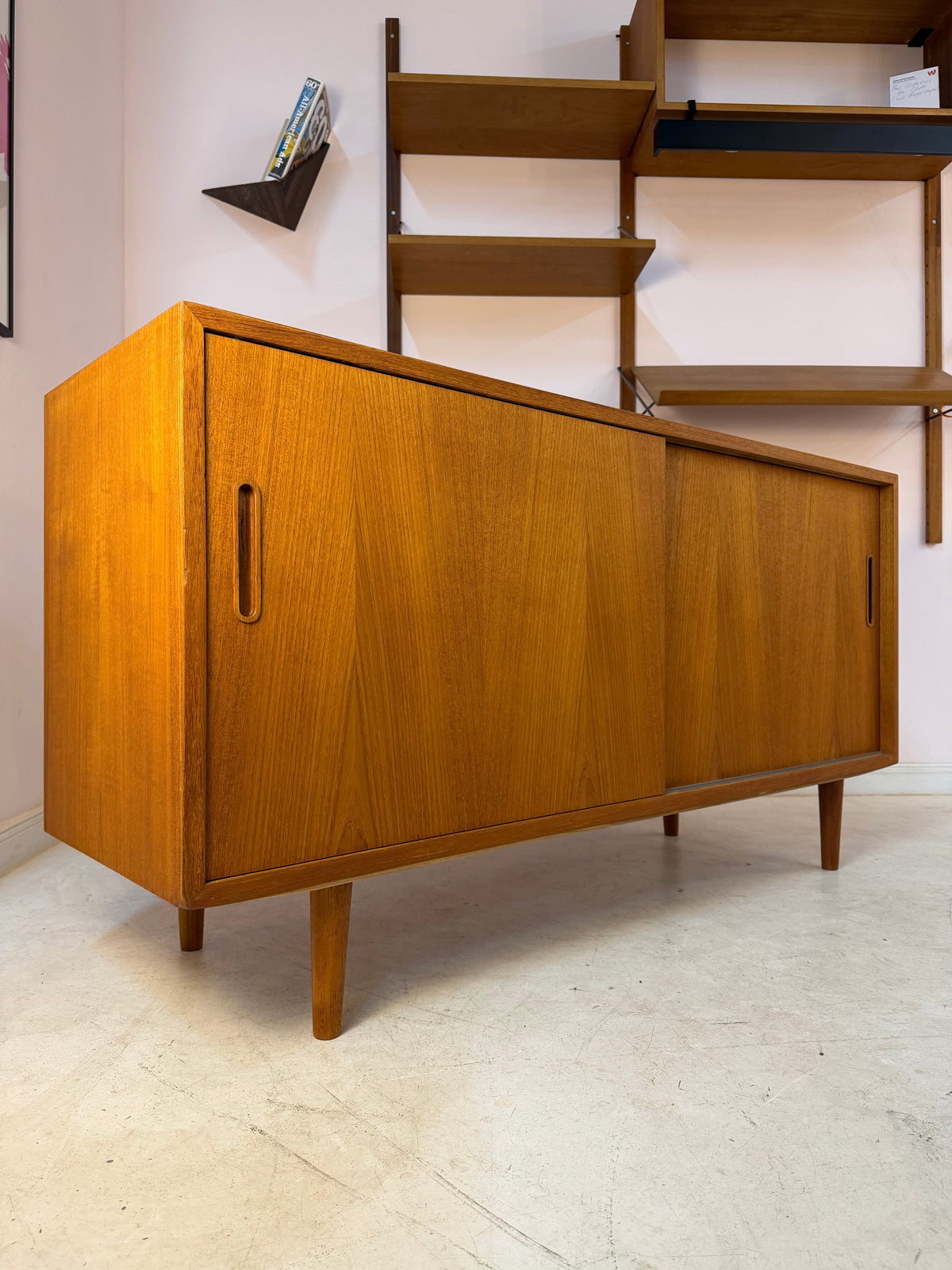 Sideboard Teak von Carlo Jensen für Hundevad & Co