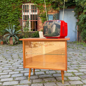Fernsehvitrine Sapelli-Mahagoni mit drehbare Platte