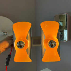 Wandlampe gelb silber von Massive