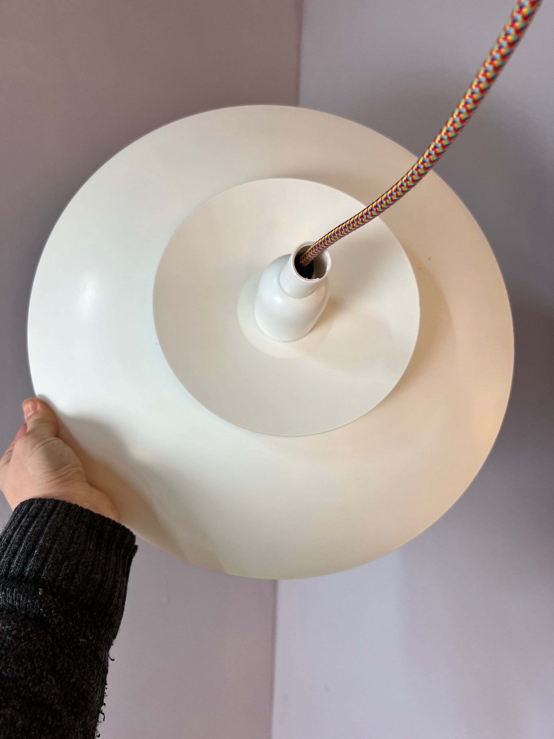 Lamellenlampe weiss Dänemark