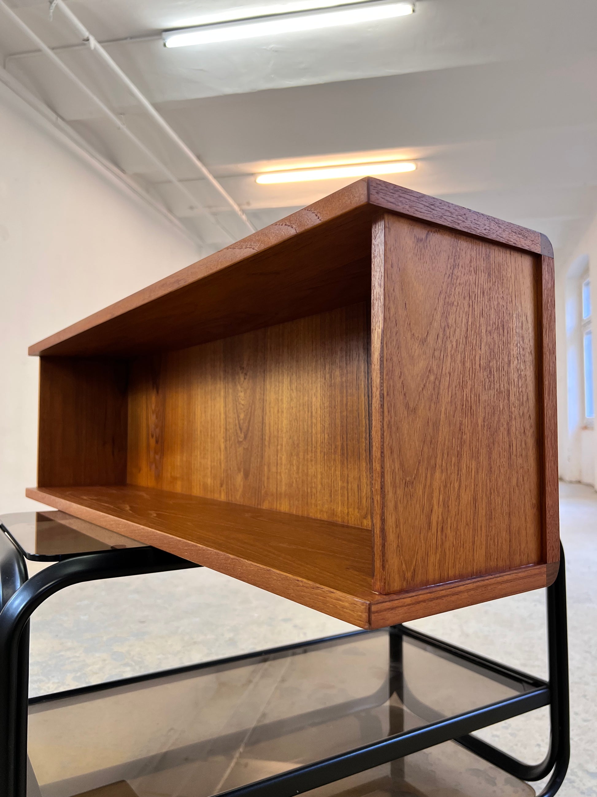 Schmales Regal Modul Teak