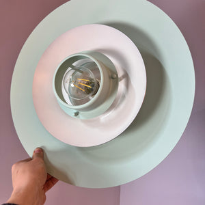 Lamellenlampe neu lackiert mint