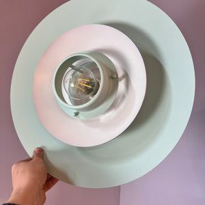 Lamellenlampe neu lackiert mint