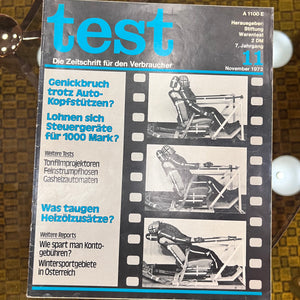 Stiftung Warentest Zeitschrift November 1972