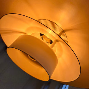 Lamellenlampe Modell Leto cremeweiß von Top Lamper