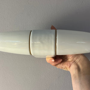 Wandlampe Modell 6068 weiß von Wilhelm Wagenfeld für Lindner