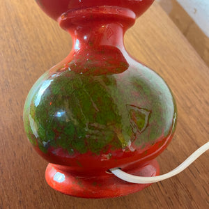 Tischlampe rot grün Bubble Keramik von Kaiser Leuchten