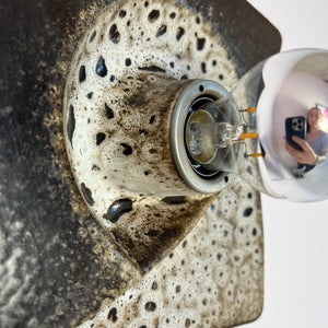 Wandlampe braun weiß Keramik von WGP PAN