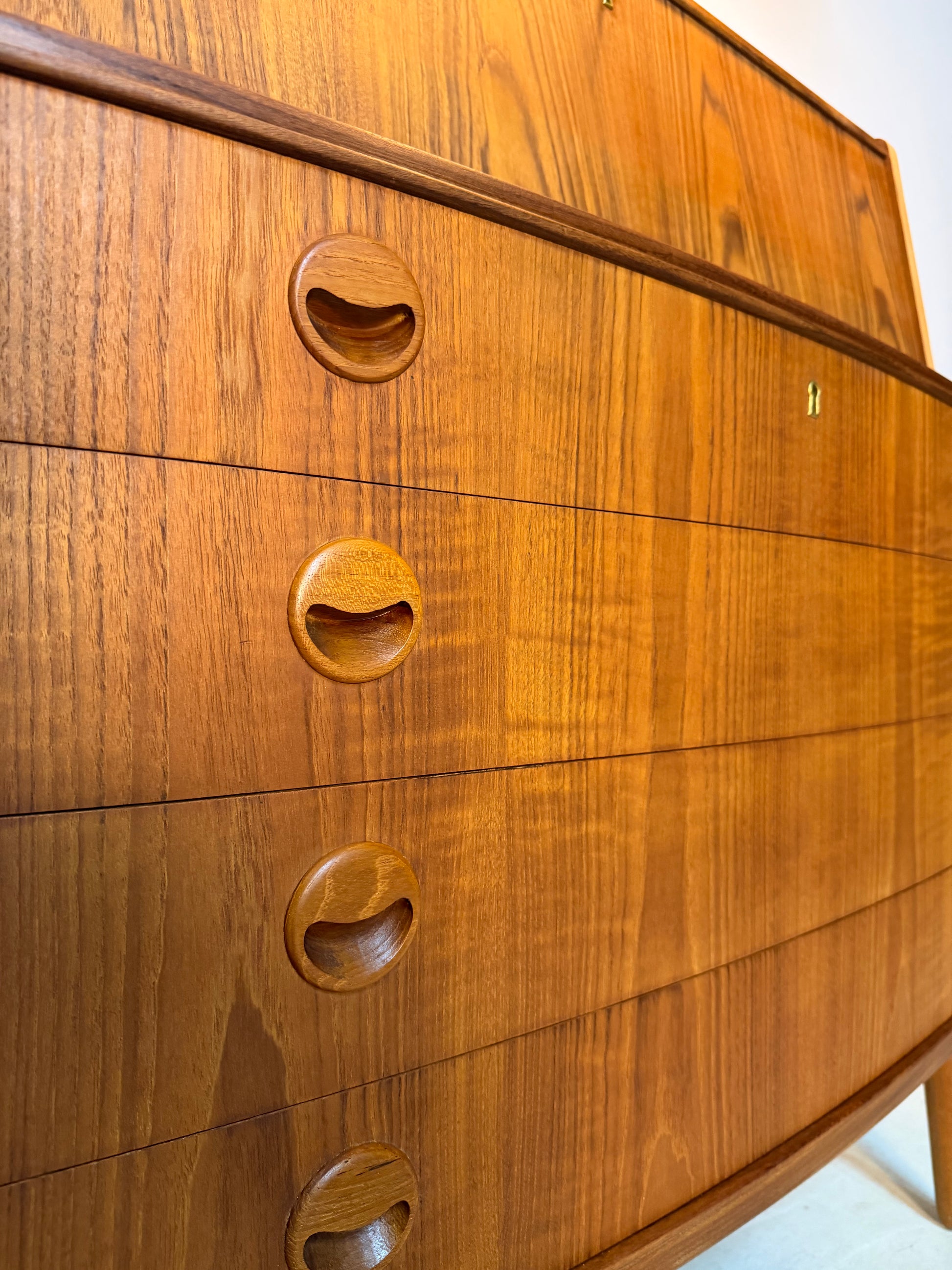 Sekretär Teak aus Dänemark