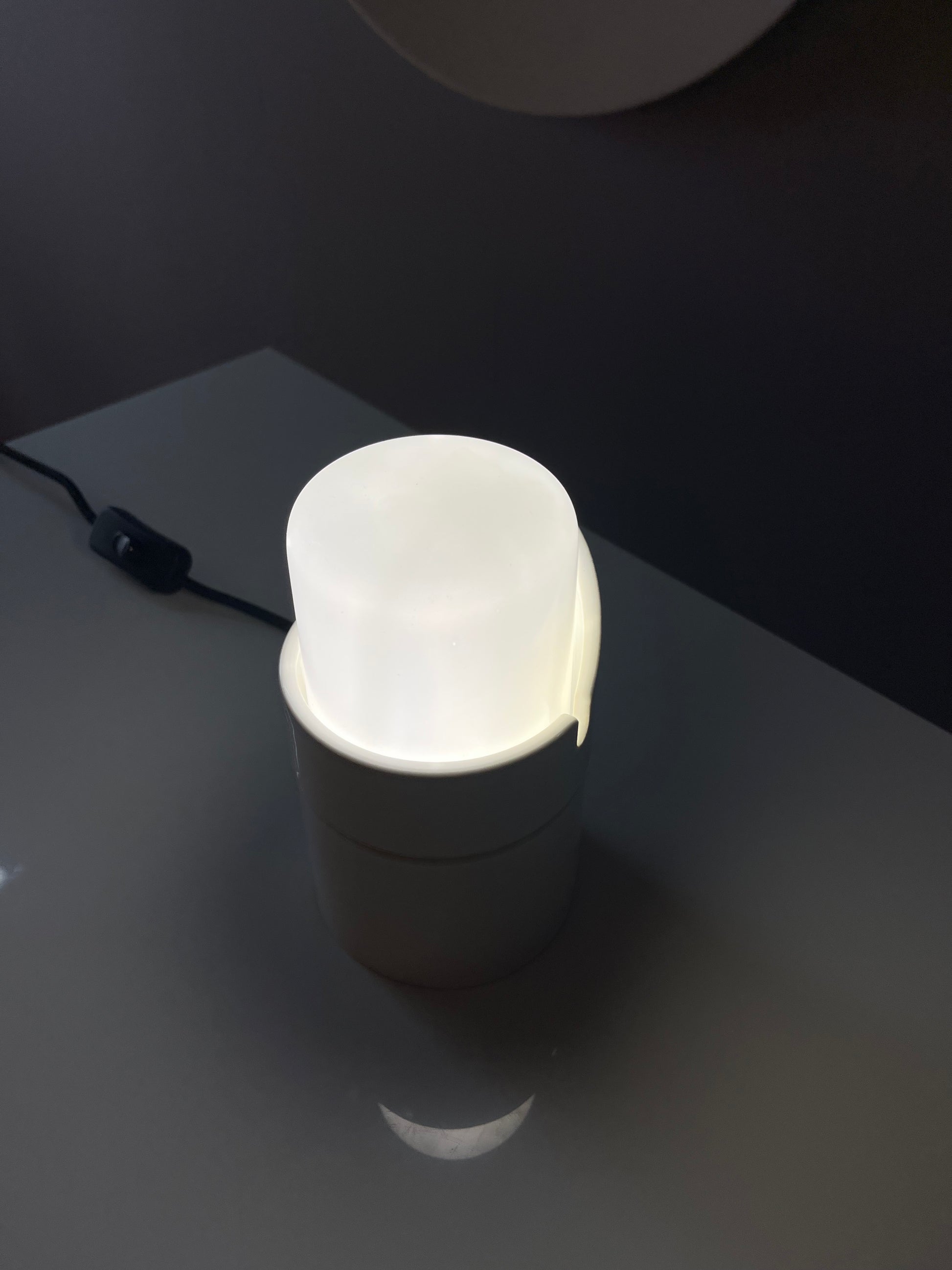 Wand-oder Tischlampe Modell 6050 weiß von Sigvard Bernadotte für Ifö