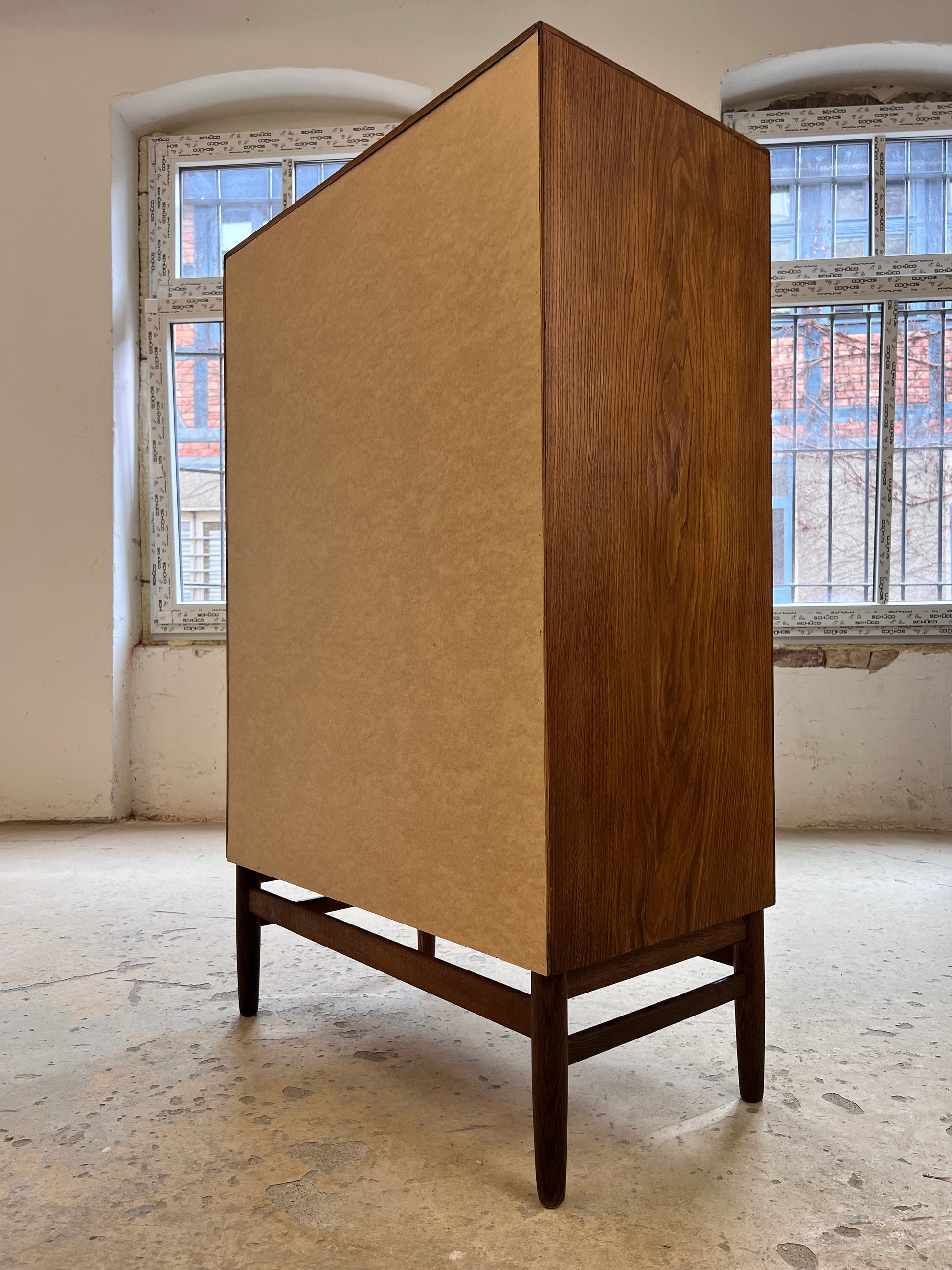 Kommode Tallboy Eiche von Poul Volther für FDB Møbler