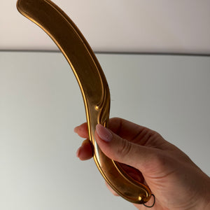 Handfeger mit Griff Kupferoptik