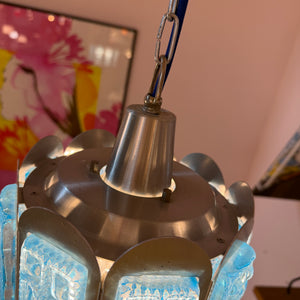 Hängelampe blau silber von Vitrika