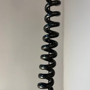 Hängelampe weiß grau Chrom handgearbeitet von Cristallux