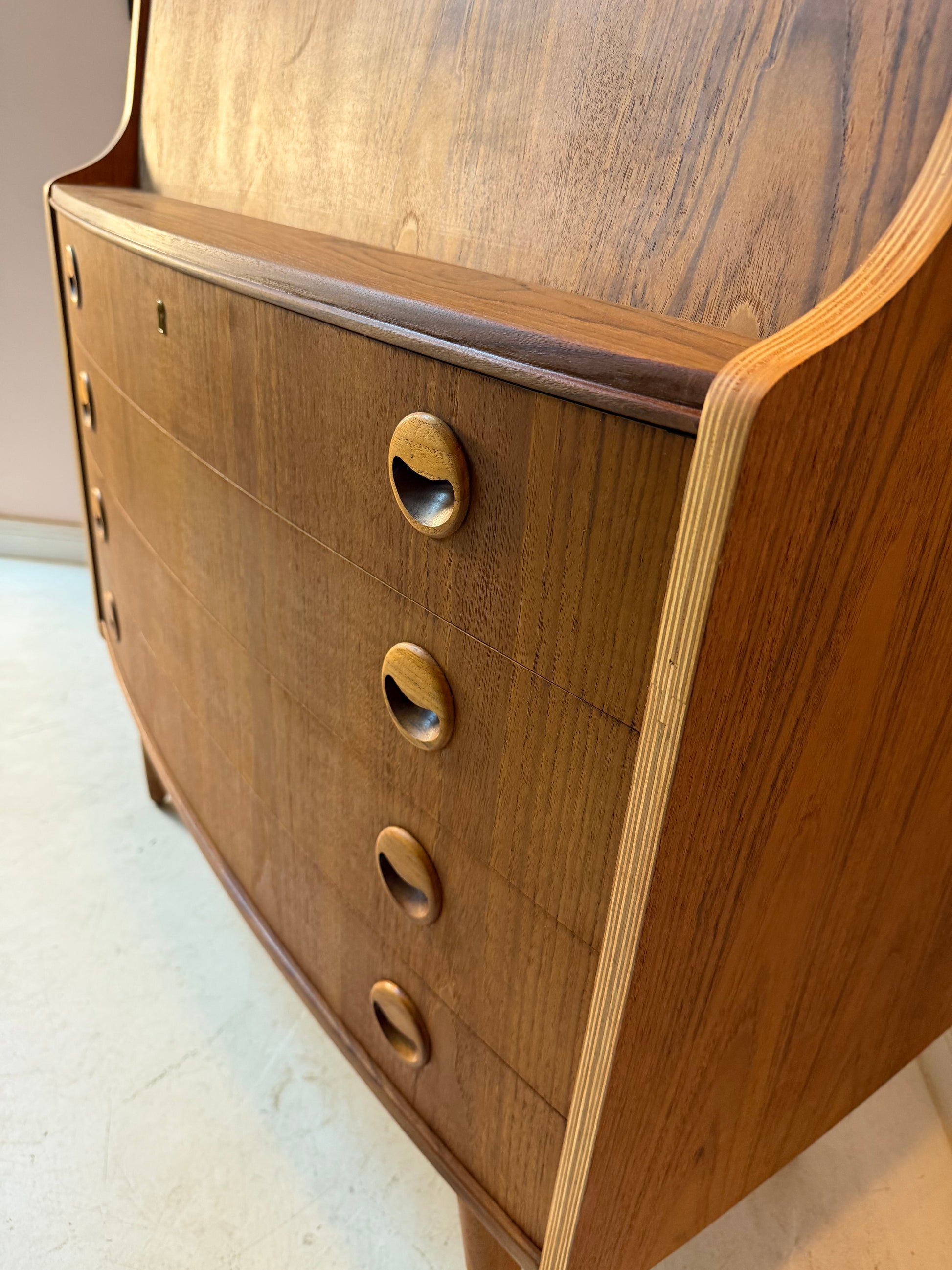 Sekretär Teak aus Dänemark